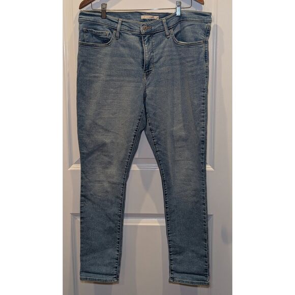 Levi's 311 Shaping Skinny Jeans 33 Women's Mid Rise Light Wash Stretch Denim - Picture 1 of 6